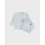 Pyjama en velours lapin vert