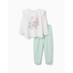 Pyjama en velours avec les princesses disney blanc