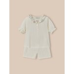 Pyjashort col en tissu liberty liberty elizabeth