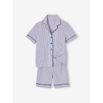 Pyjashort en popeline gar�on bleu �lectrique