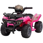 Quad buggy Électrique enfant 6 v 2 km / h max. effet lumineux rose Quad buggy Électrique enfant 6 v 2 km / h max. effet lumineux rose