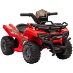 Quad buggy Électrique enfant 6 v 2 km / h max. effet lumineux rouge Quad buggy Électrique enfant 6 v 2 km / h max. effet lumineux rouge