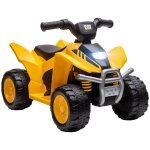 Quad lectrique enfant caterpillar 2, 8 km / h max. klaxon phare led jaune