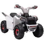 Quad Électrique enfant v. max. 2, 5 km / h 6 v blanc Quad Électrique enfant v. max. 2, 5 km / h 6 v blanc