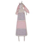 Rangement mural lapine rose