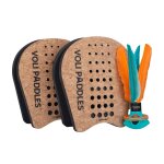 Raquettes de plage et volant en li�ge voli brun