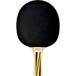 Raquette de tennis de table avec manche anatomique multicolore