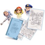 Recharge kidydraw pad 30 cartes � d�calquer d�s 6 ans bleu