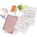 Recharge kidydraw pad 30 cartes � d�calquer d�s 6 ans rose