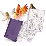 Recharge kidydraw pad 30 cartes � d�calquer d�s 8 ans violet