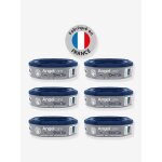 Recharge x6 poubelle dress up bleu et blanc