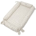 R�ducteur de lit olive bloom ecru, vert