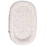 R�ducteur de lit r�versible ecru, bleu, rose