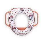 Reducteur wc confort avec poignees minnie collector rose