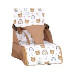 Rehausseur de chaise bb nomade en tissu camel