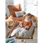 Rehausseur de chaise ray� blanc