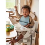 Rehausseur de chaise rigide gris / blanc