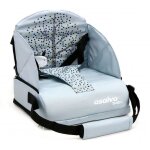 Rehausseur de voyage pliable et l�ger nordique gris