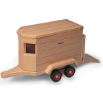 Remorque À chevaux beige Remorque À chevaux beige