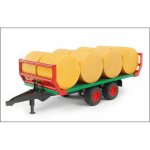 Remorque de transport de balles avec 8 balles rondes multicolore Remorque de transport de balles avec 8 balles rondes multicolore
