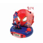 Rveil projecteur spiderman en 3d multicolore