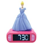 Rveil avec veilleuse disney princesses cendrillon 3d multicolore