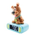 R�veil avec veilleuse scooby doo en 3d bleu