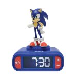 Réveil avec veilleuse sonic 3d multicolore Réveil avec veilleuse sonic 3d multicolore