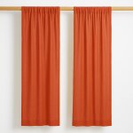 Rideaux en gaze de coton bio vert fraise Rideaux en gaze de coton bio vert fraise