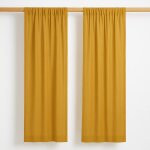 Rideaux en gaze de coton bio vert honey