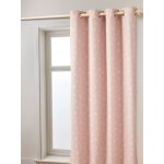 Rideau occultant thermique fleurs rose p�le