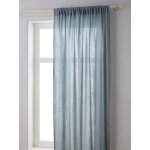 Rideau tube tamisant en gaze de coton