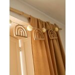 Rideau tube tamisant en gaze de coton