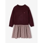 Robe 2 en 1 manches longues fille