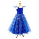 Robe alba bleu roi