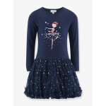 Robe ballerine avec jupe en tulle fille happy girls marine