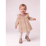 Robe b�b� fille manches longues �cru