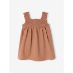 Robe b�b� fille sans manches vieux rose