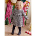 Robe bb fille  sequins nol argent