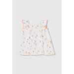 Robe b�b� fleurs blanc