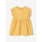 Robe b�b� en gaze de coton ocre