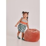 Robe b�b� en maille imprim�e multicolore