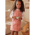 Robe b�b� en velours c�tel� rosa rose
