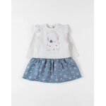 Robe bi - matire lapin beige
