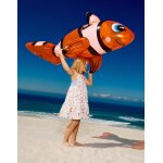 Robe � bretelles en coton avec imprim� carolina celas x zippy blanc