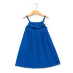 Robe � bretelles fille bleu