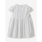 Robe brode - cortge arabesque cyrillus cru