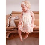 Robe brode et son bandeau assorti bb cru