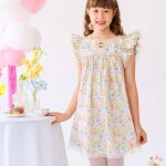 Robe de c�r�monie boh�me chic liberty appoline bland dor�