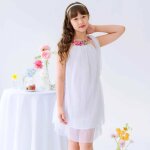 Robe crmonie bohme fleurie alizee blanc rose floral